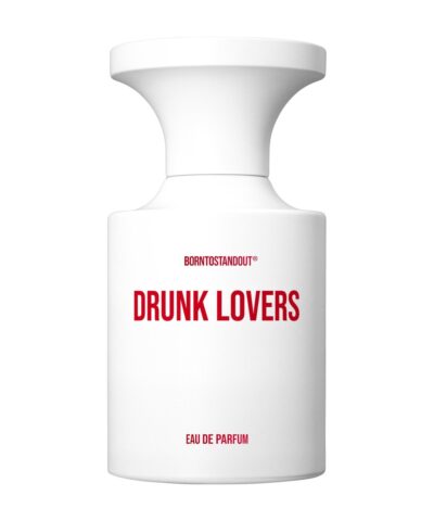 BORNTOSTANDOUT Drunk Lovers Eau de Parfum 50 ml baltas buteliukas ant balto fono