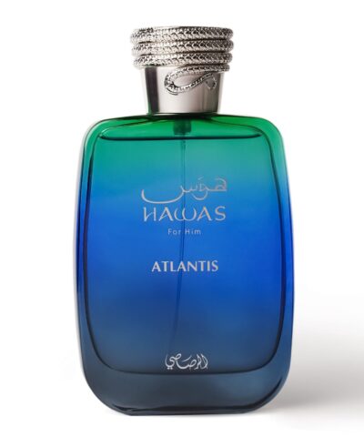 Rasasi Hawas Atlantis EDP 100 ml žaliai mėlynas buteliukas