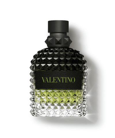Valentino Uomo Born In Roma Green Stravaganza Eau de Toilette 100 ml žalias rombuotas buteliukas