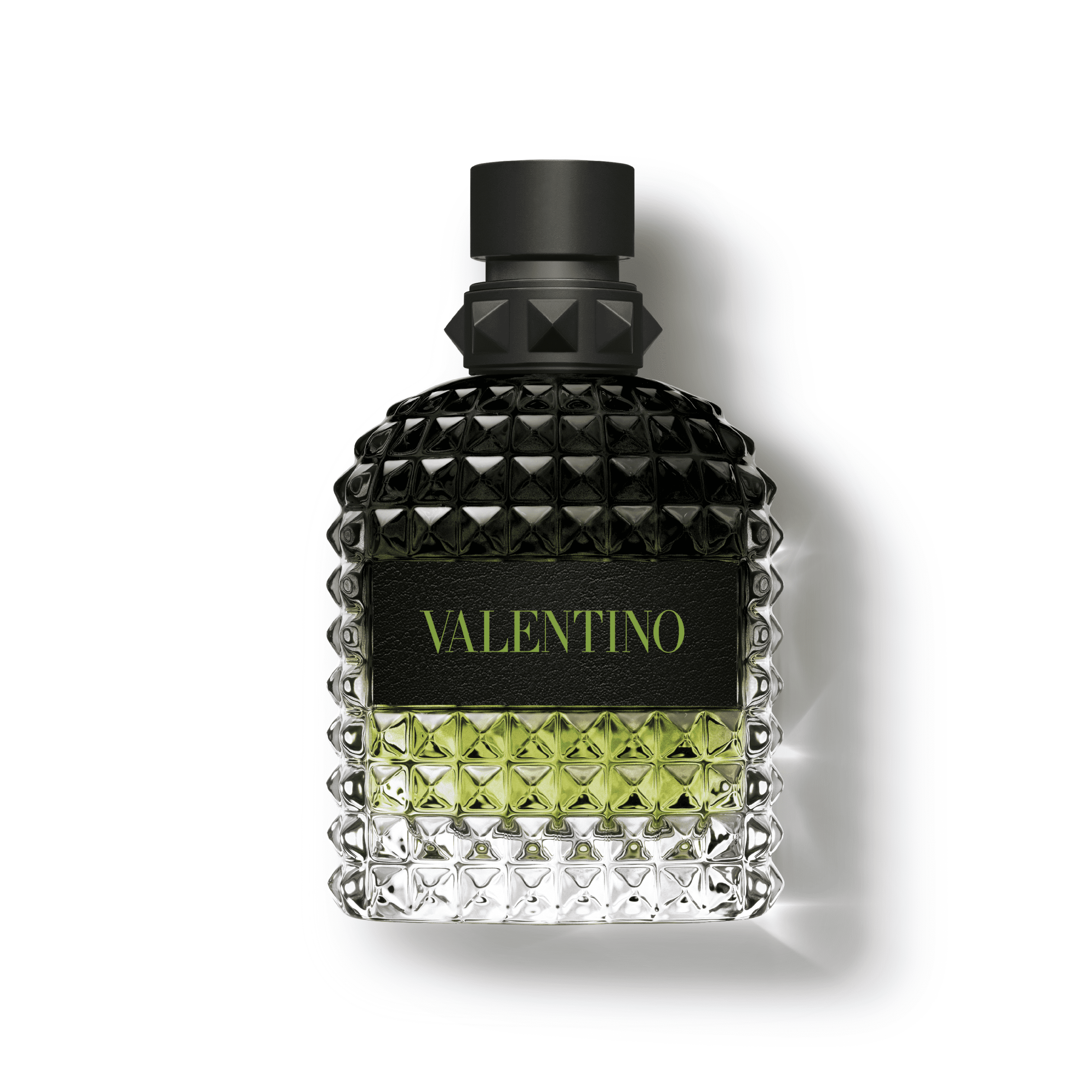 Valentino Uomo Born In Roma Green Stravaganza Eau de Toilette 100 ml žalias rombuotas buteliukas
