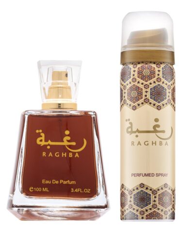 Lattafa Raghba EDP 100 ml + purškiamas dezodorantas 50 ml rinkinys