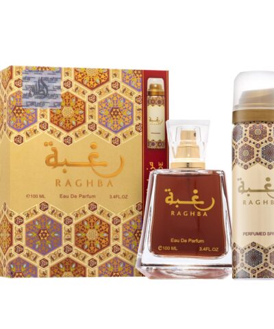 Lattafa Raghba EDP 100 ml + purškiamas dezodorantas 50 ml rinkinys