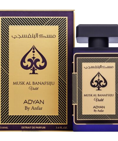 Adyan Musk Al Banafsiju Violet Extrait De Parfum 100 ml su originalia dėžute