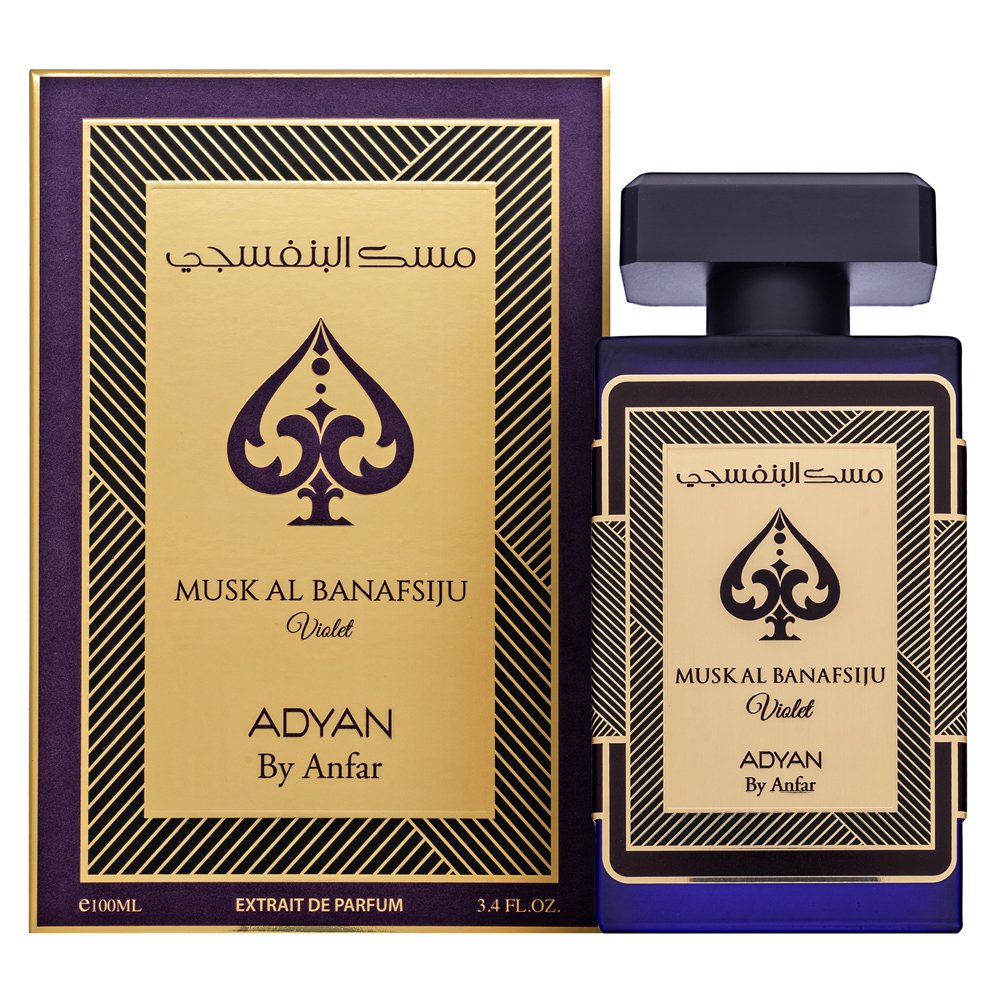 Adyan Musk Al Banafsiju Violet Extrait De Parfum 100 ml su originalia dėžute