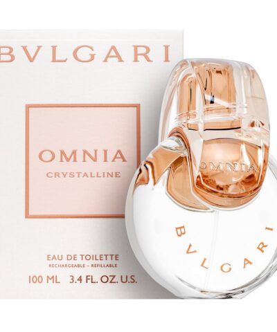 Bvlgari Omnia Crystalline EDT 100 ml Refillable su originalia dėžute