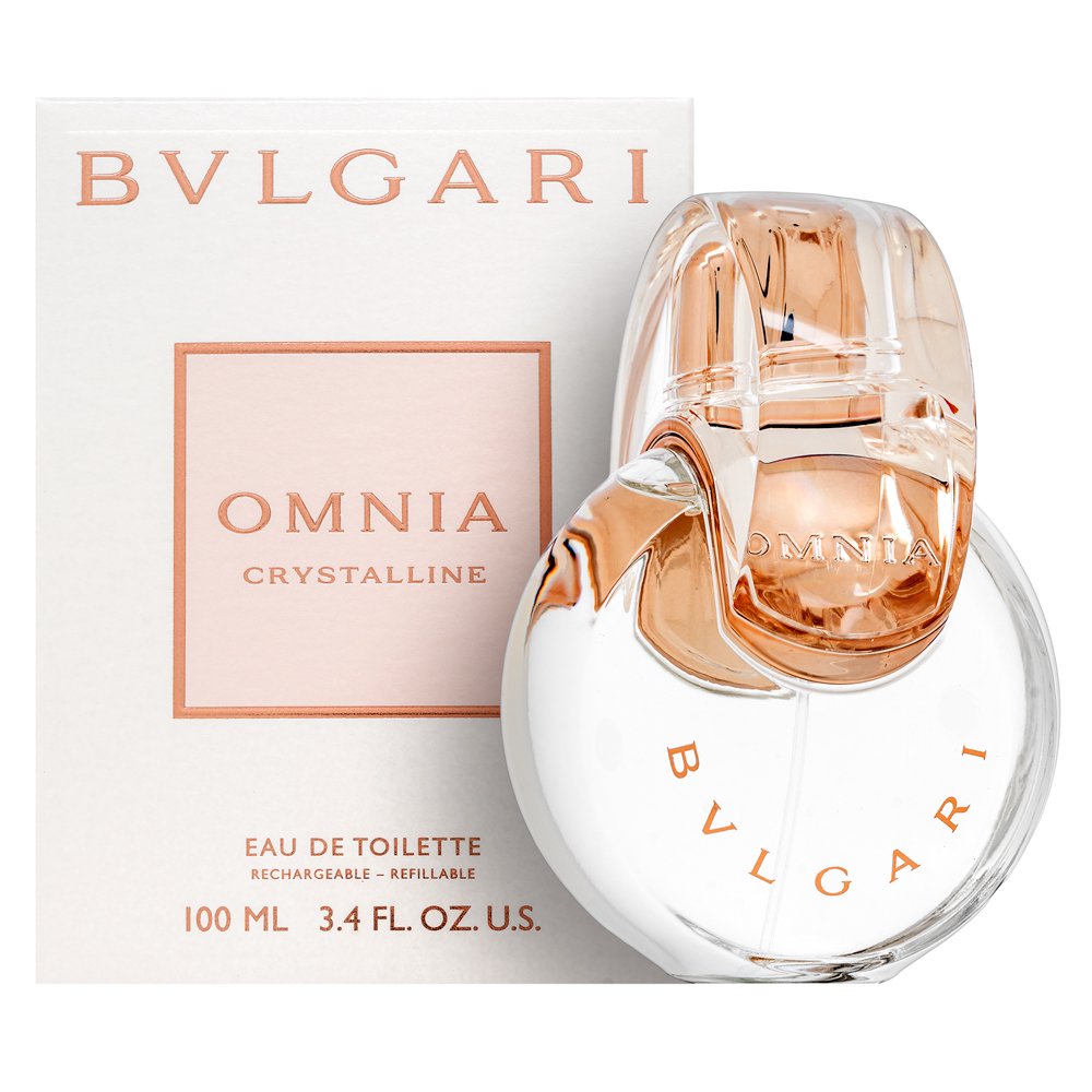 Bvlgari Omnia Crystalline EDT 100 ml Refillable su originalia dėžute