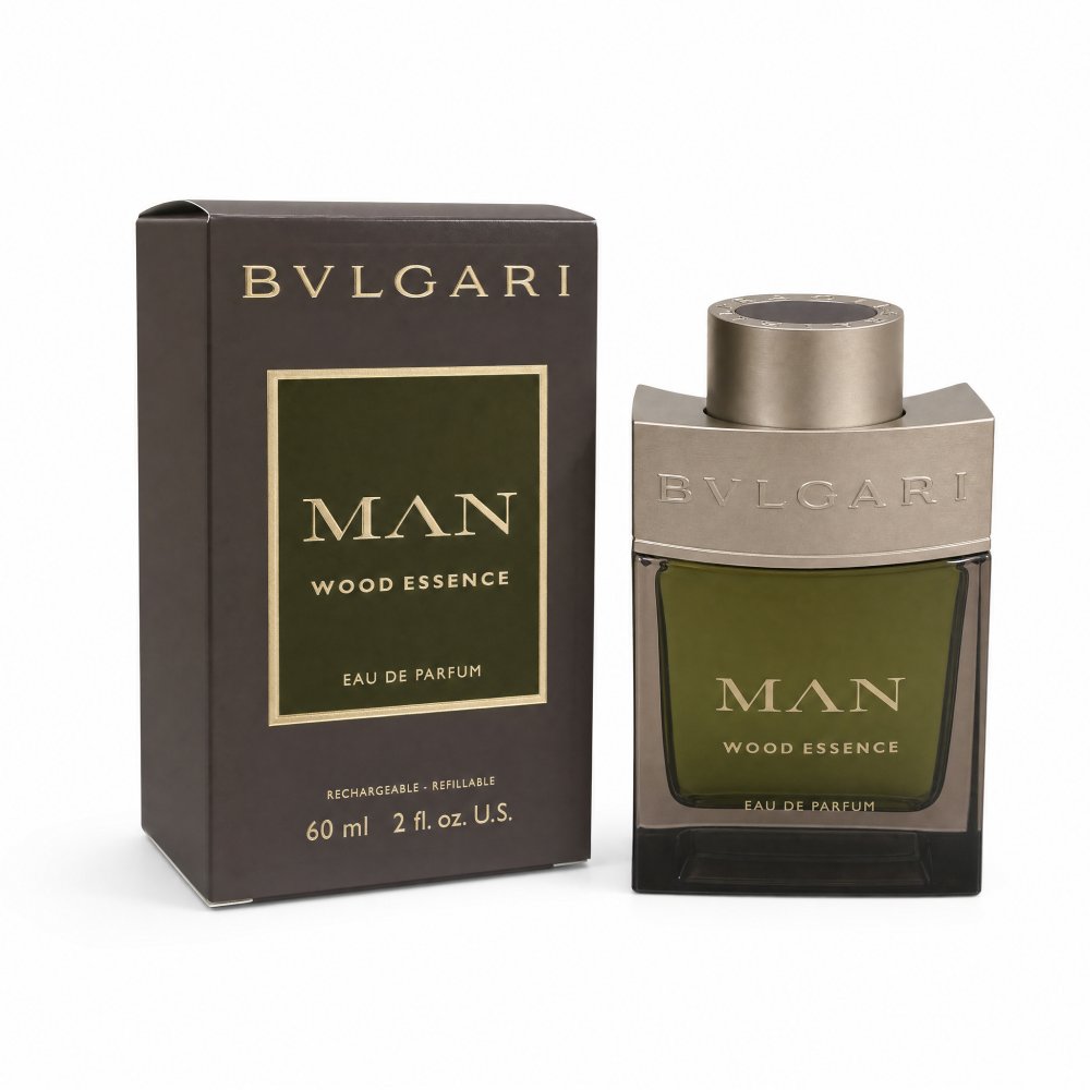 Bvlgari Man Wood Essence EDP 60 ml Refillable su originalia dėžute