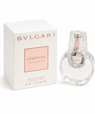 Bvlgari Omnia Crystalline EDT 50 ml Refillable su originalia dėžute