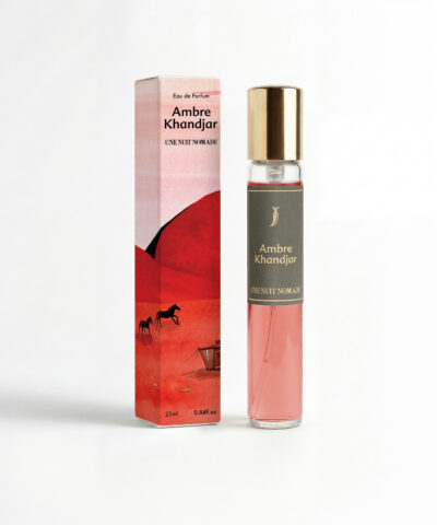 Une Nuit Nomade Ambre Khandjar Eau de Parfum 25 ml — kelioninis purkštukas su dėžute