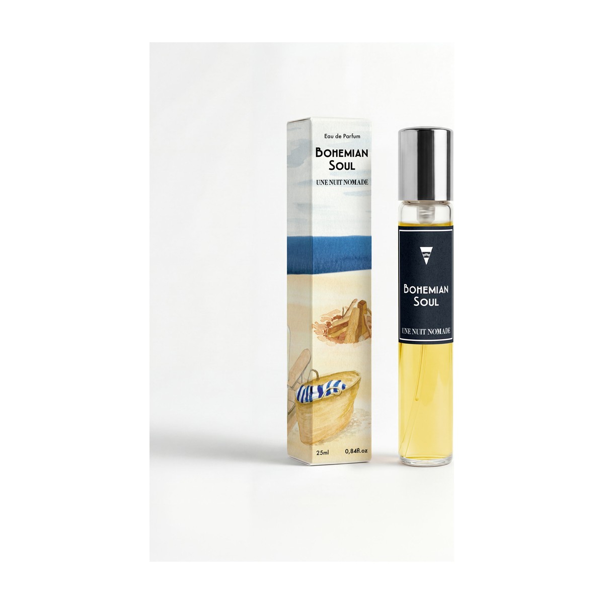 Une Nuit Nomade Bohemian Soul Eau de Parfum 25 ml — kelioninis purkštukas su dėžute