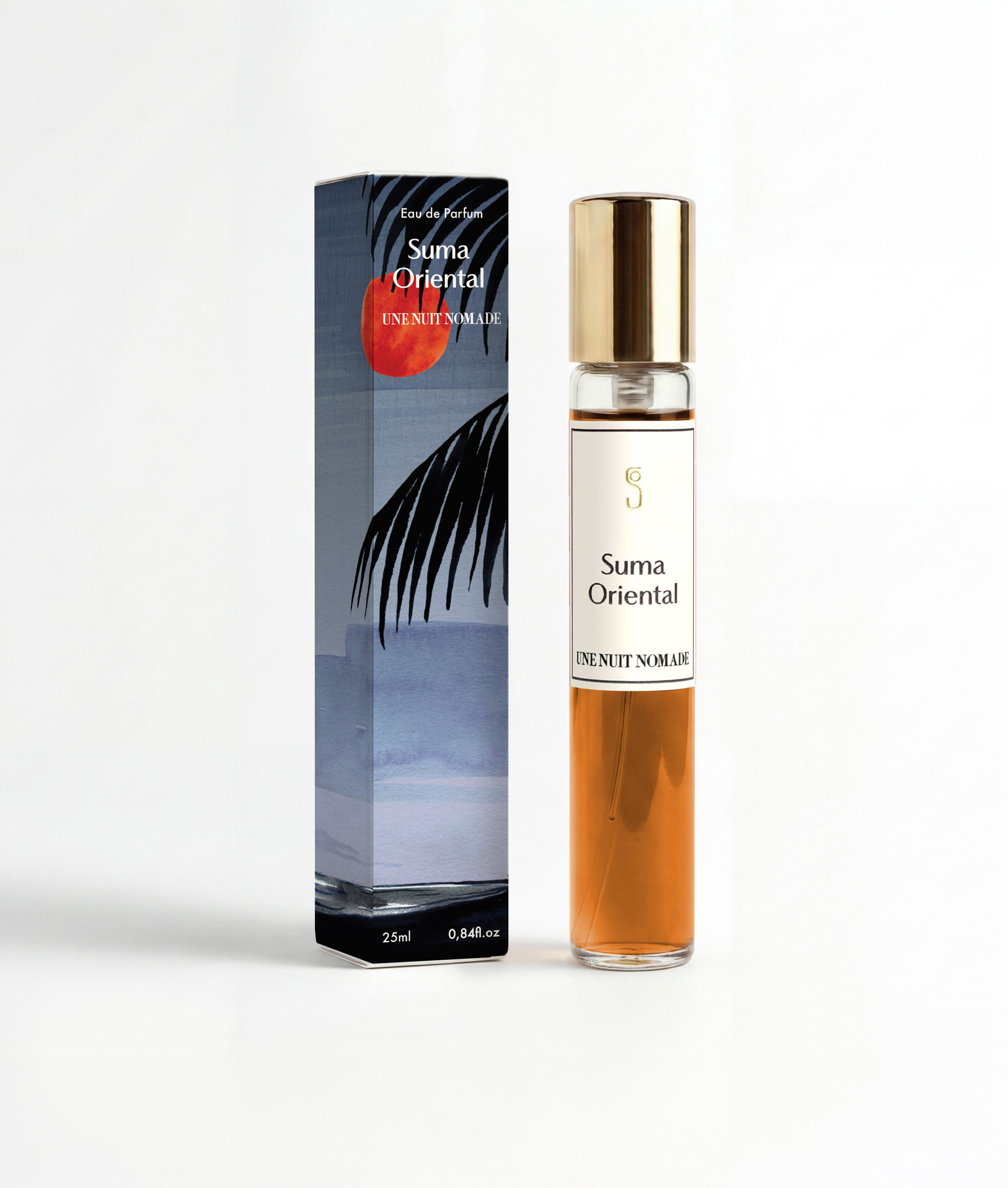 Une Nuit Nomade Suma Oriental Eau de Parfum 25 ml — kelioninis purkštukas su dėžute