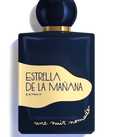 Une Nuit Nomade Estrella De La Mañana Extrait de Parfum 100 ml tamsiai mėlynas buteliukas su auksine juostele