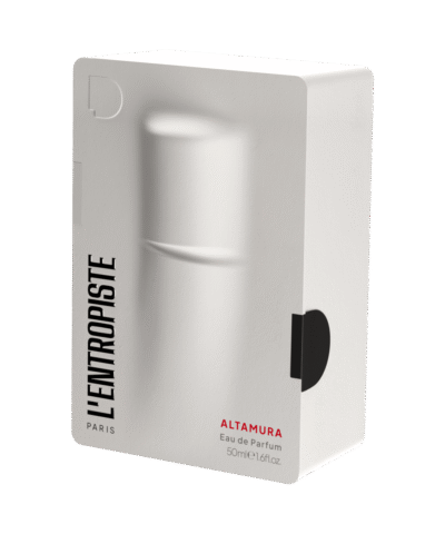L'Entropiste Altamura EDP 50 ml balta popieriaus masės pakuotė