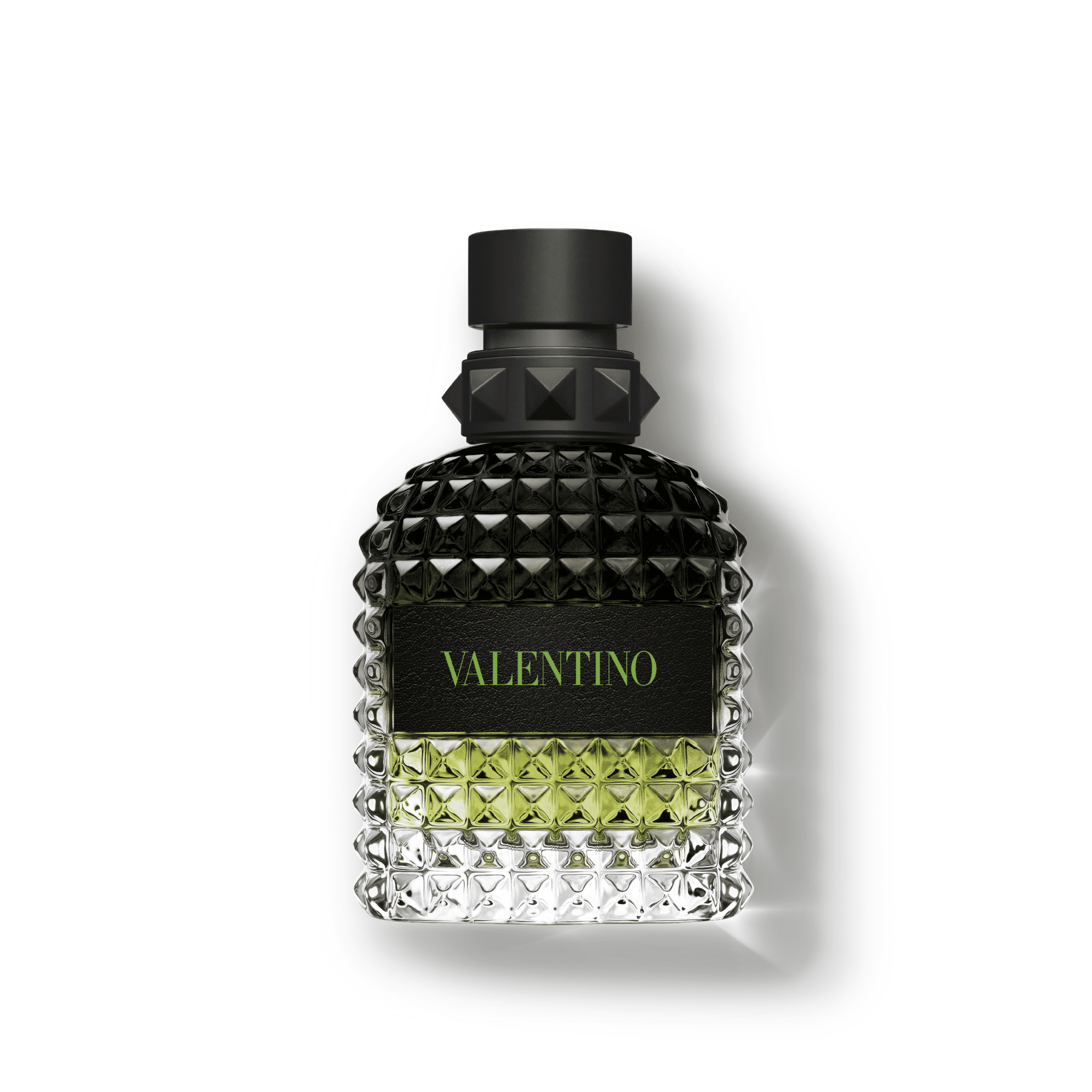 Valentino Uomo Born In Roma Green Stravaganza Eau de Toilette 50 ml žalias rombuotas buteliukas