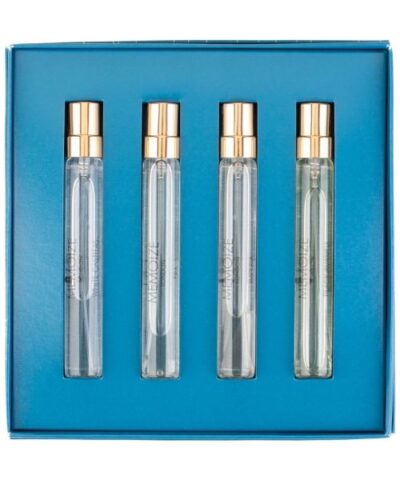 Collection I Set Memoize: White Castitas, Extrait De Parfum, Unisex, 7.5 ml + Era, Extrait De Parfum, Unisex, 7.5 ml + Imperia, Extrait De Parfum, Unisex, 7.5 ml + Black Avaritia, Eau De Parfum, Unisex, 7.5 ml kvepalų buteliukas
