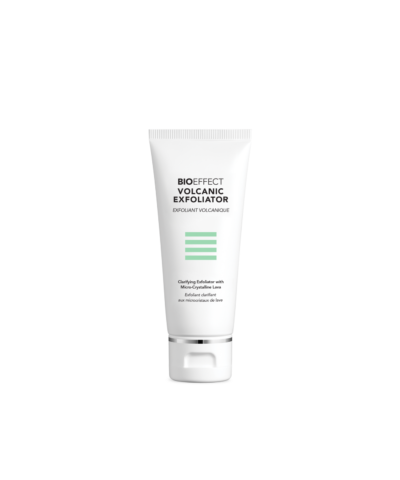 BIOEFFECT Volcanic Exfoliator 60 ml tūbelė baltame fone