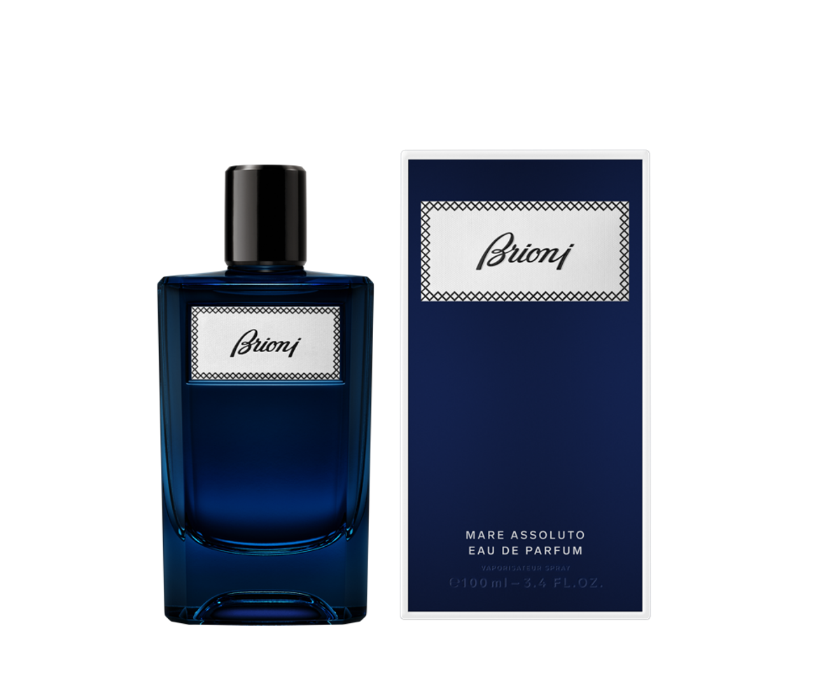 Brioni Mare Assoluto Eau de Parfum 100 ml tamsiai mėlynas buteliukas su pakuote