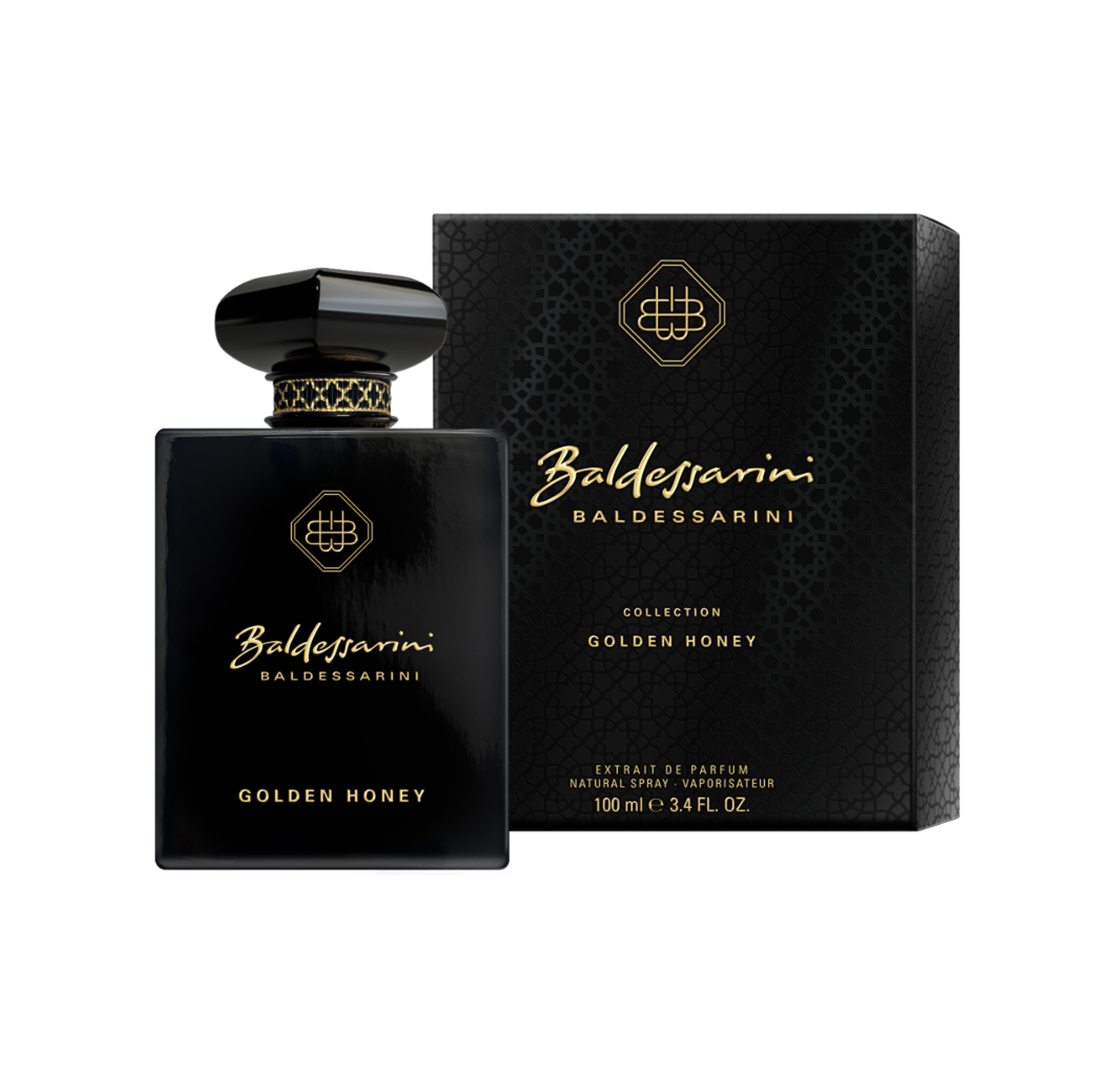Baldessarini Golden Honey Extrait 100 ml flakonas su juoda dėžute