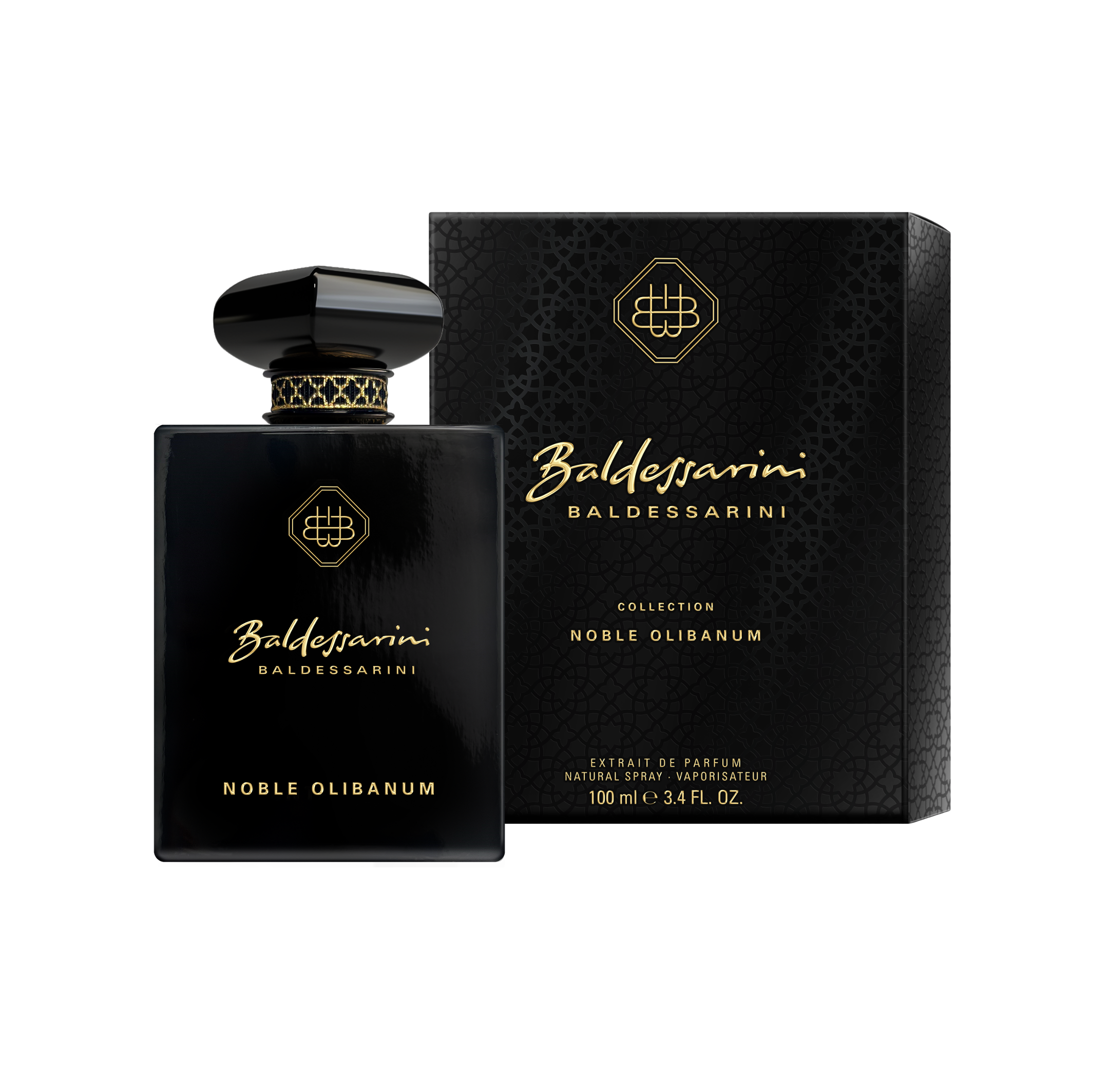 Baldessarini Noble Olibanum Extrait 100 ml flakonas su juoda dėžute