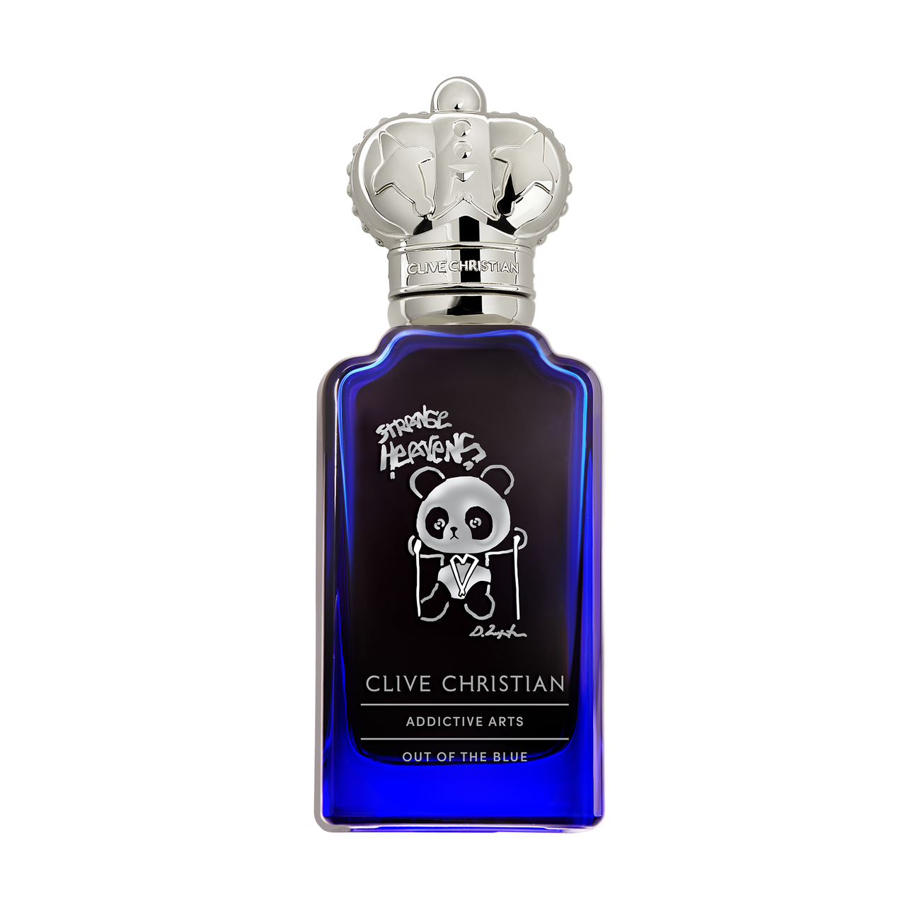Clive Christian Strange Heavens Out Of The Blue Extrait de Parfum 50 ml mėlynas buteliukas su sidabrine karūna