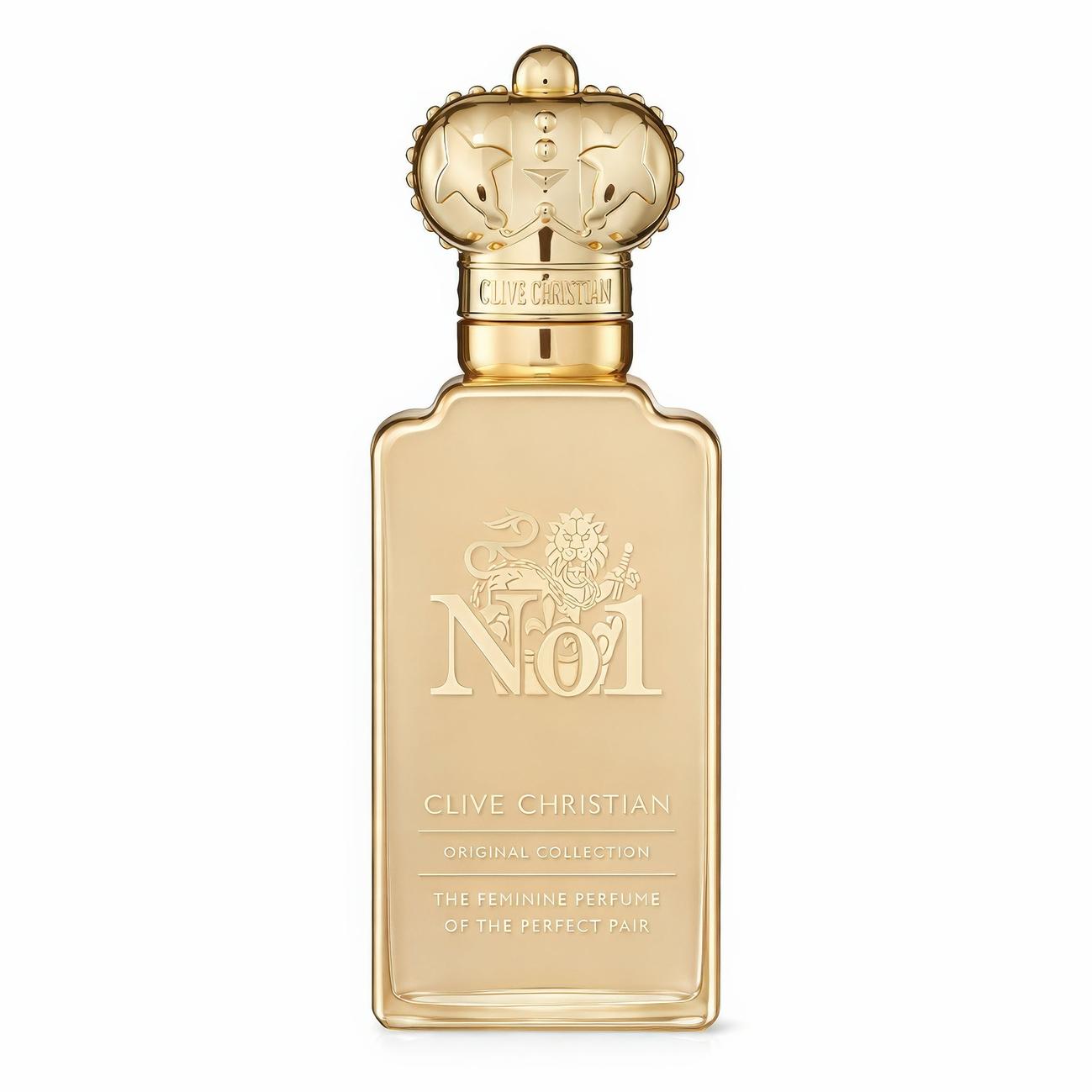 Clive Christian No 1 Feminine Eau de Parfum 50 ml auksinis buteliukas su karūna