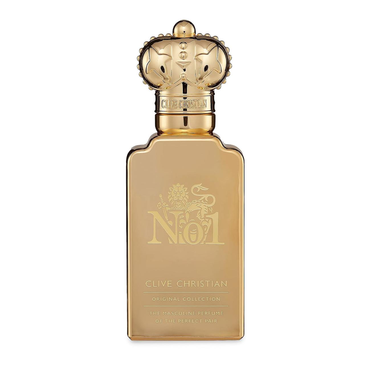 Clive Christian No 1 Masculine Eau de Parfum 50 ml auksinis buteliukas su karūna