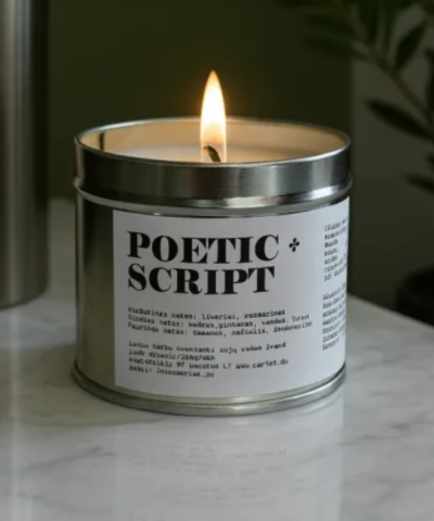 POETIC SCRIPT kvepianti žvakė