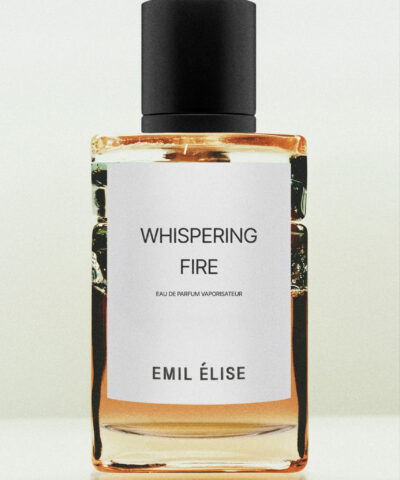 Emil Élise Whispering Fire Eau de Parfum 100 ml gintaro spalvos buteliukas juodu dangteliu