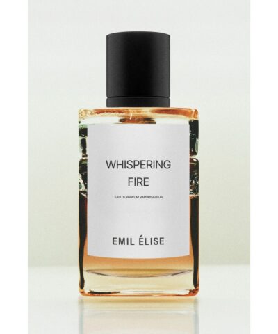 Emil Élise Whispering Fire Eau de Parfum 100 ml gintaro spalvos buteliukas juodu dangteliu