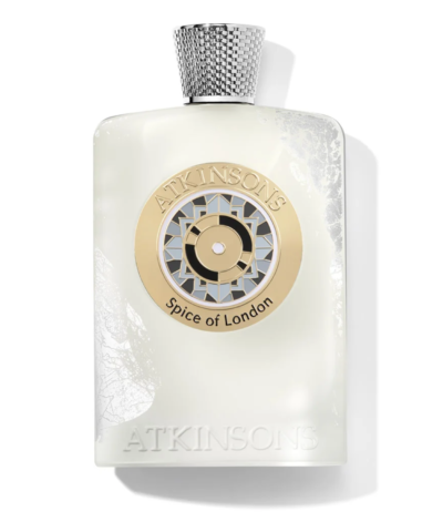 ATKINSONS Spice of London Parfum Intense 100 ml baltas buteliukas su sidabriniu dangteliu