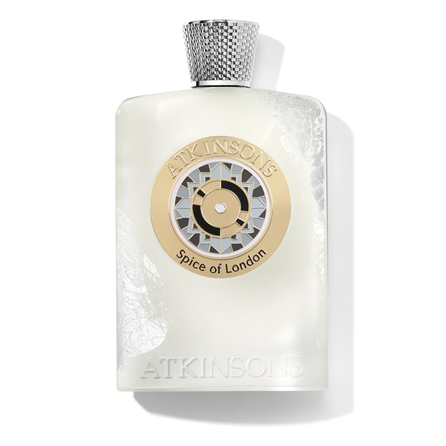 ATKINSONS Spice of London Parfum Intense 100 ml baltas buteliukas su sidabriniu dangteliu
