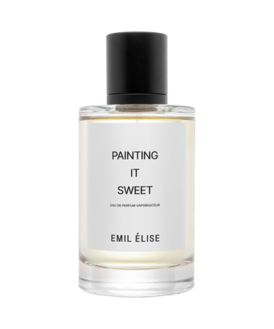 Emil Élise Painting It Sweet Eau de Parfum 100 ml skaidrus buteliukas juodu dangteliu