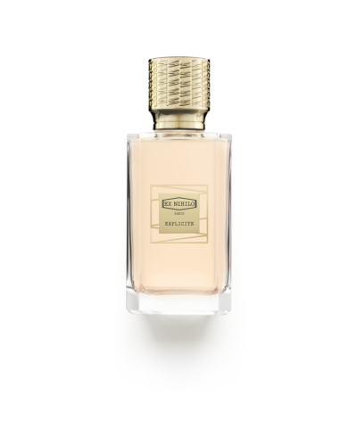 Ex Nihilo Explicite Eau de Parfum 100 ml persikinis buteliukas su auksiniu dangteliu