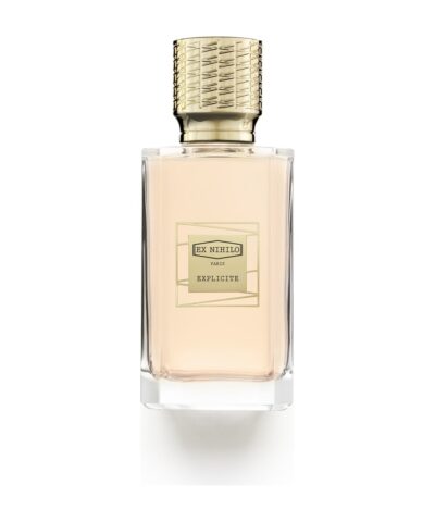 Ex Nihilo Explicite Eau de Parfum 100 ml persikinis buteliukas su auksiniu dangteliu