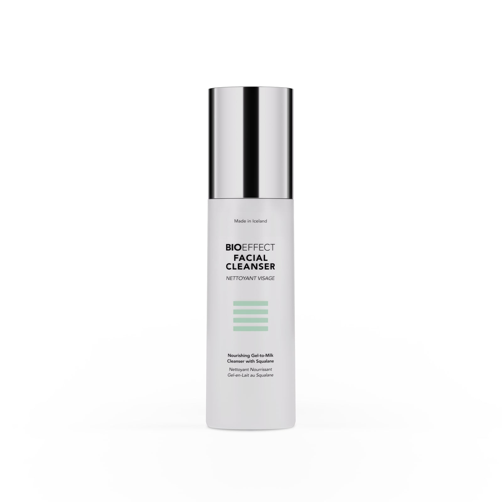 BIOEFFECT Facial Cleanser 120 ml buteliukas baltame fone