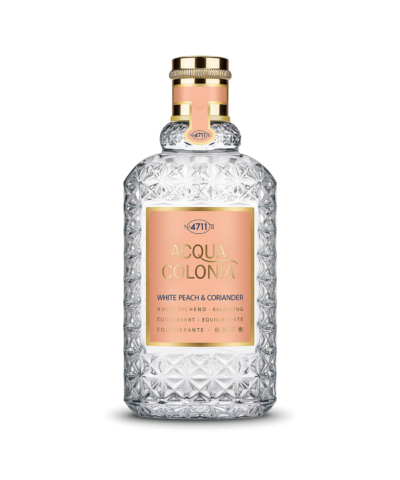 4711 Acqua Colonia White Peach & Coriander Eau de Cologne 100 ml — kvepalų buteliukas