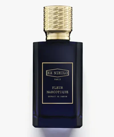 Ex Nihilo Fleur Narcotique Extrait de Parfum 50 ml tamsiai mėlynas buteliukas su auksiniu dangteliu