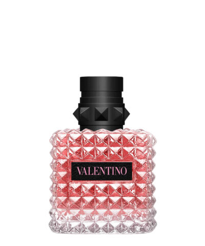 Valentino Donna Born In Roma Eau de Parfum 30 ml rausvai raudonas kniedėtas buteliukas