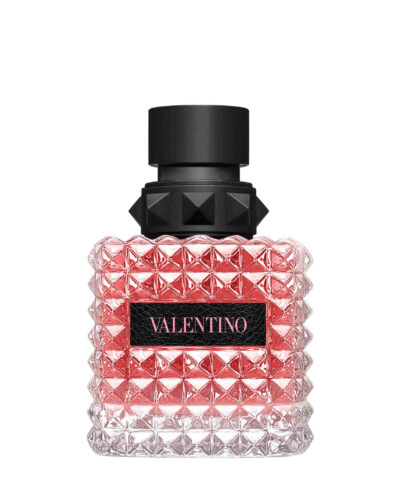 Valentino Donna Born In Roma Eau de Parfum 50 ml rausvai raudonas kniedėtas buteliukas