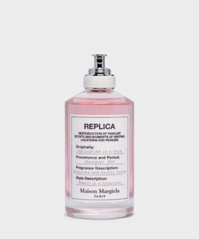 Maison Margiela Replica Springtime in a Park Eau de Toilette 100 ml rožinis buteliukas su popierine etikete