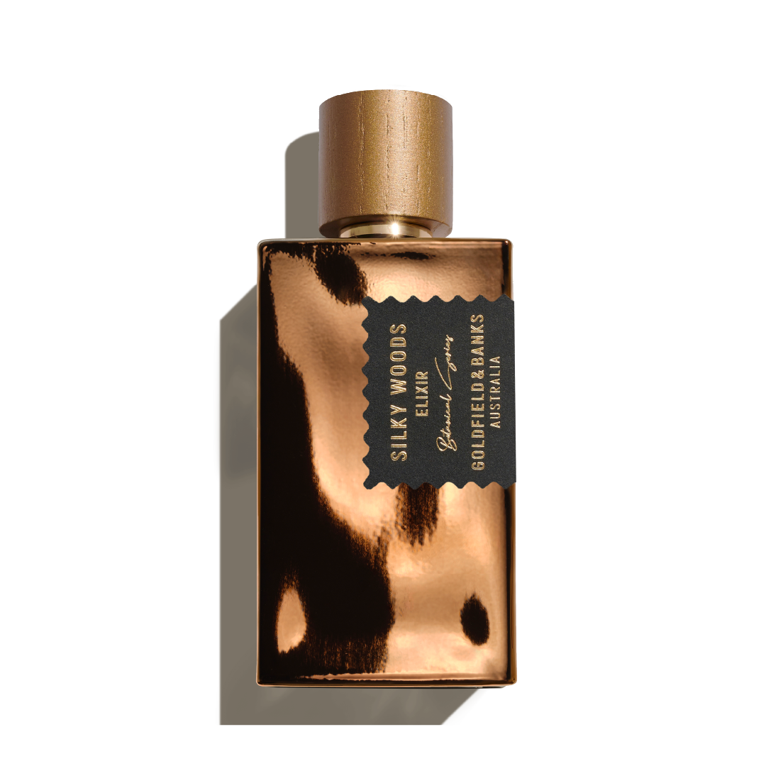 Goldfield & Banks Silky Woods Elixir Extrait De Parfum bronzinis buteliukas
