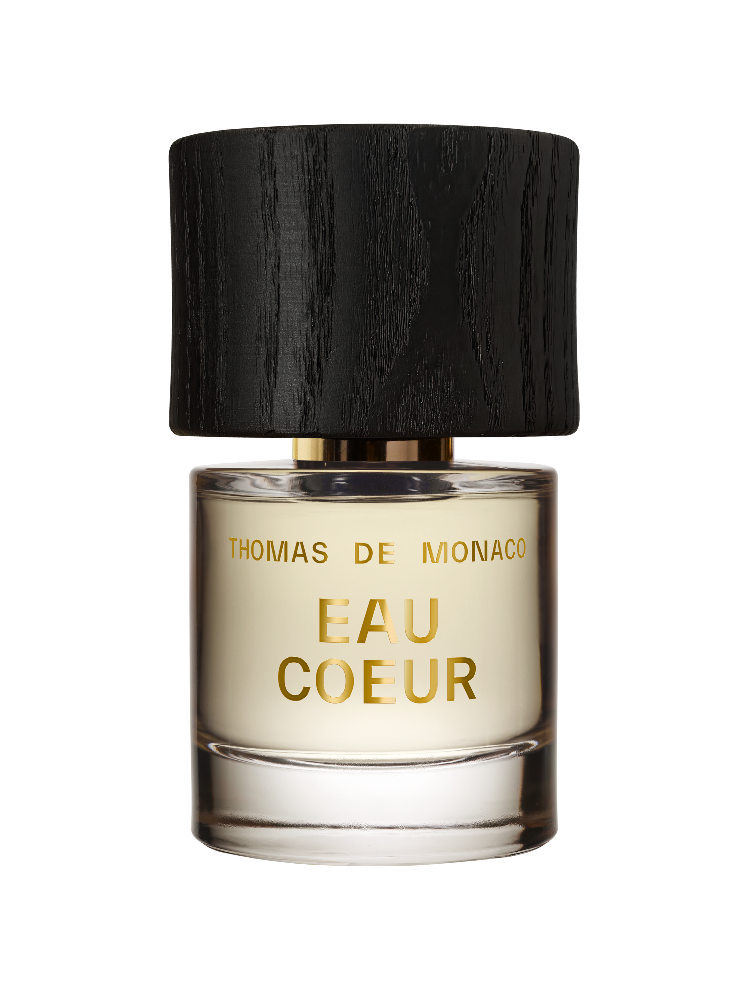 Thomas de Monaco Eau Coeur Extrait 50 ml flakonas su juodu mediniu kamšteliu