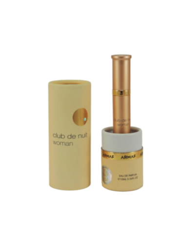 Armaf Club de Nuit Women EDP 10 ml kelioninis purkštukas su smėlio spalvos tūbele