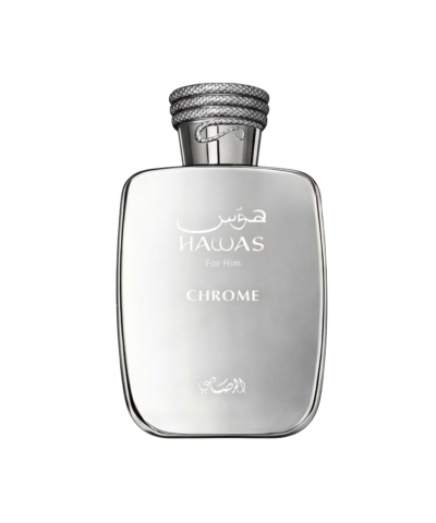 Rasasi Hawas Chrome EDP 100 ml sidabrinis buteliukas