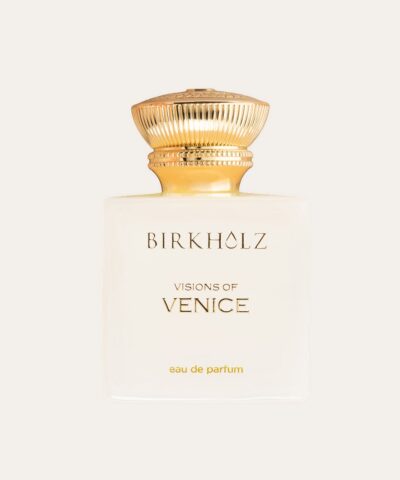 Birkholz Visions of Venice Eau de Parfum 100 ml, baltas matinis buteliukas su auksiniu dangteliu