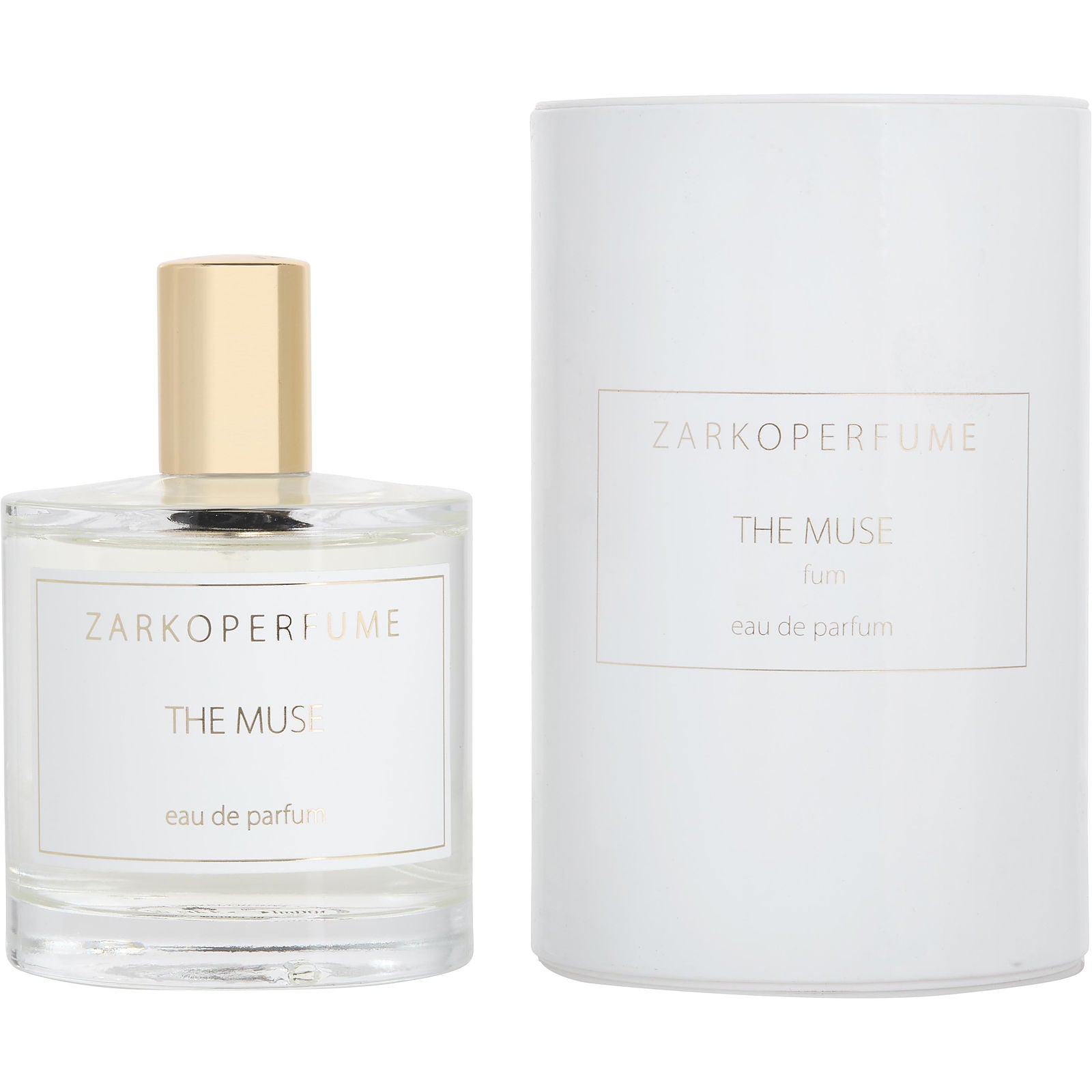 Zarkoperfume The Muse Eau de Parfum 100 ml skaidrus buteliukas su balta pakuote