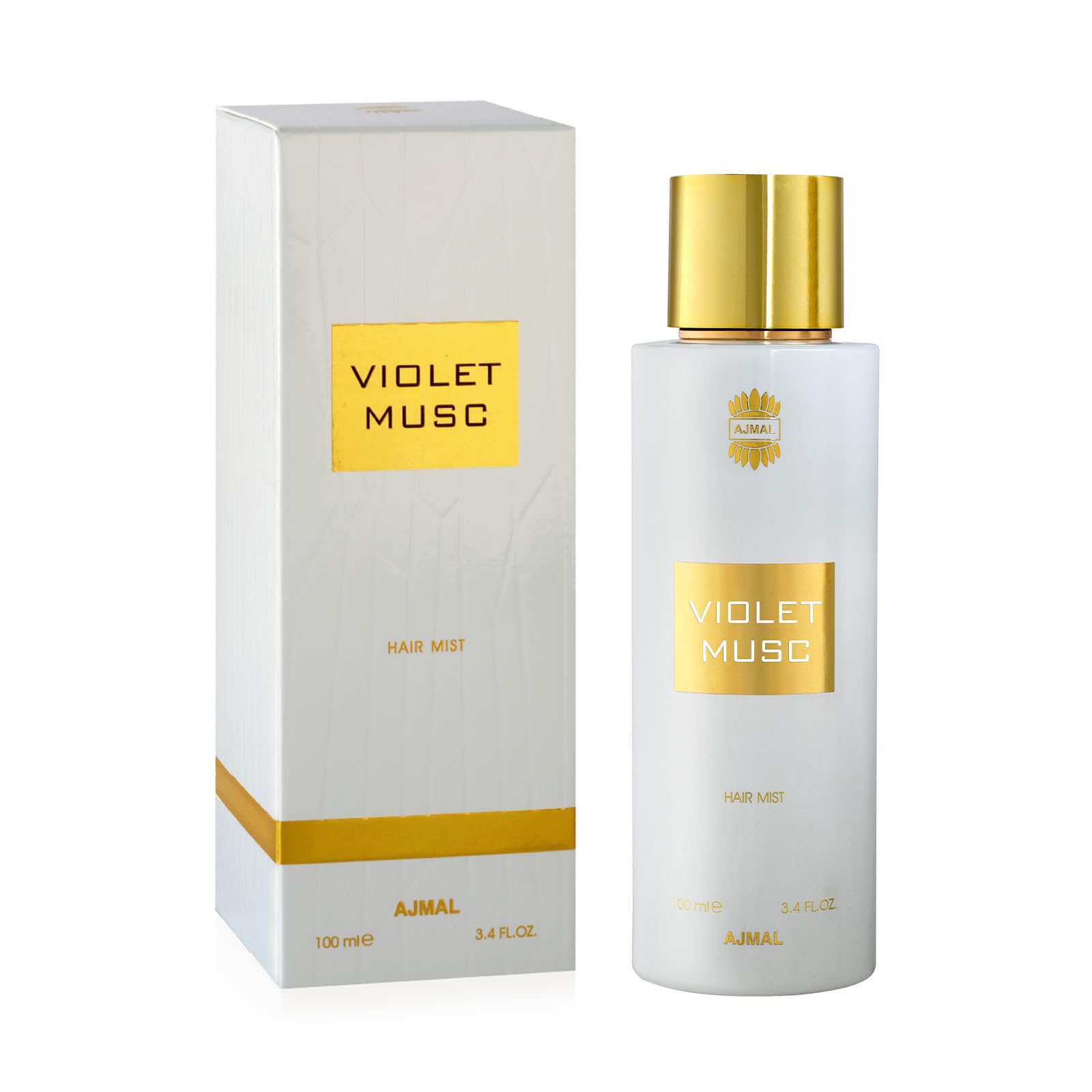 Ajmal Violet Musc Hair Mist 100 ml kvepalų buteliukas