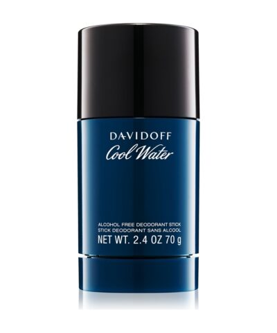 Davidoff Cool Water Man švelnus dezodorantas be alkoholio 75 ml tamsiai mėlyna pakuotė