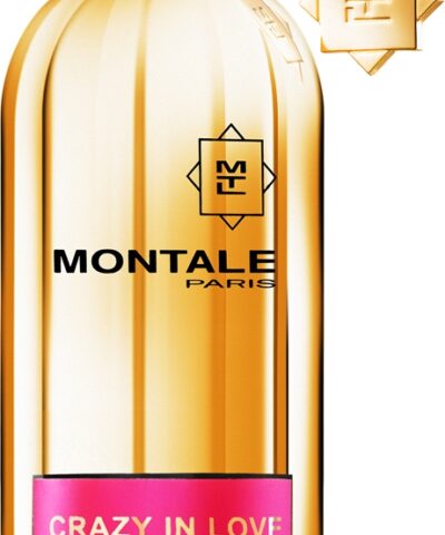 Montale Crazy In Love EDP 50 ml auksinis buteliukas su rausva etiketės juosta