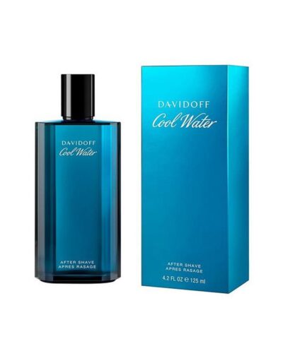 Davidoff Cool Water Man po skutimosi losjonas 125 ml mėlynas buteliukas su pakuote